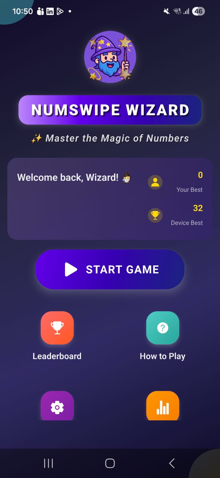 MathWizard mobile game